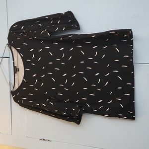Ann Taylor Factory black and white blouse